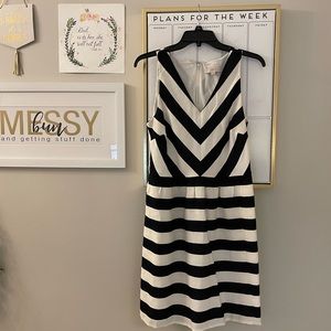Black & White Striped Dress